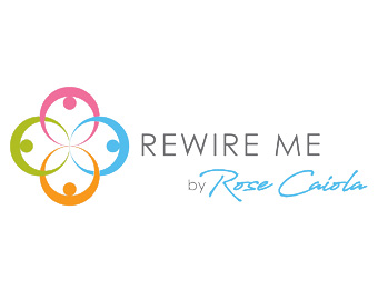 Rewire me by Rose Caiola logo