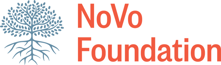 NoVo Foundation logo with a tree with roots