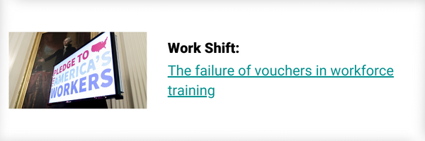Work Shift: The failure of vouchers in workforce training