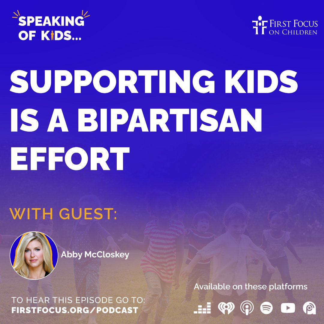 supporting kids is a bipartisan effort podcast visual