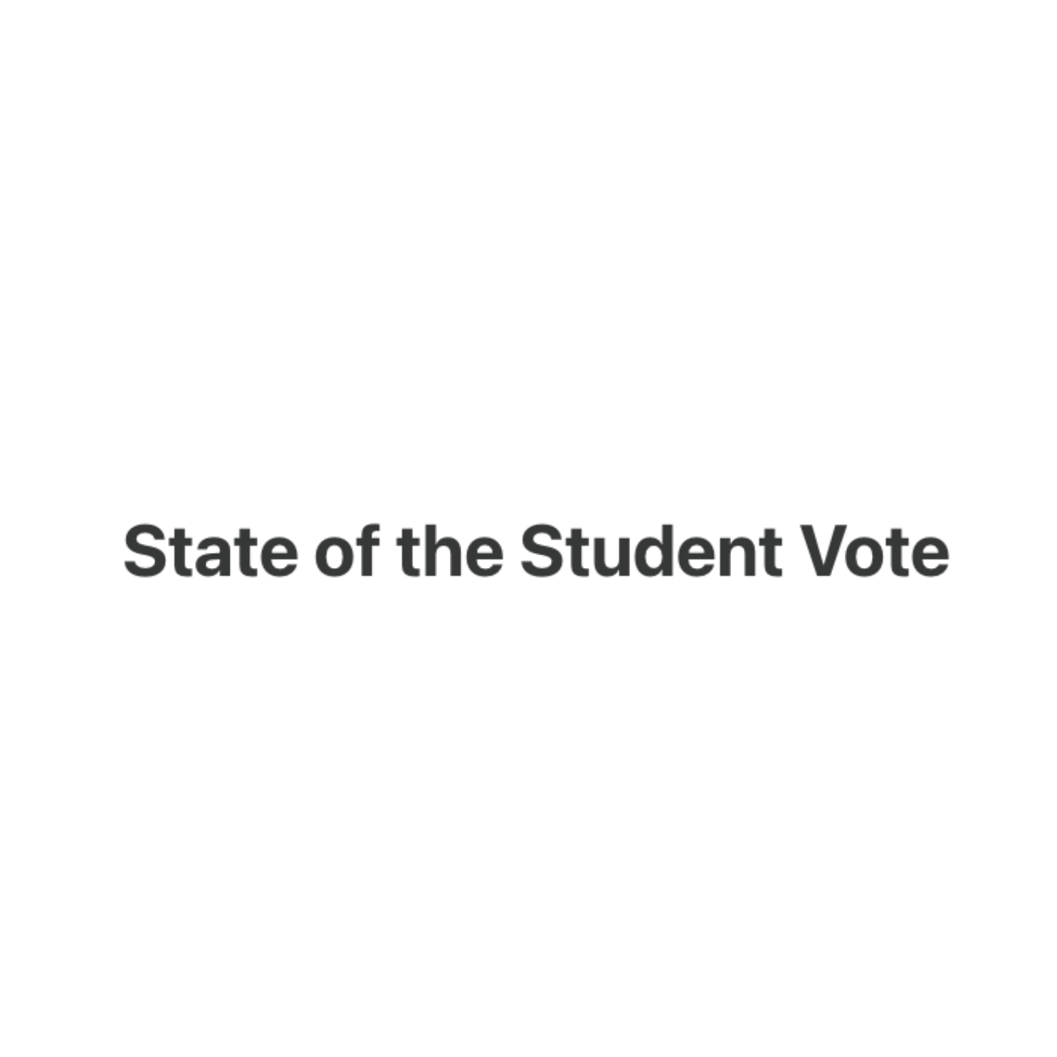 State of the Student Vote logo