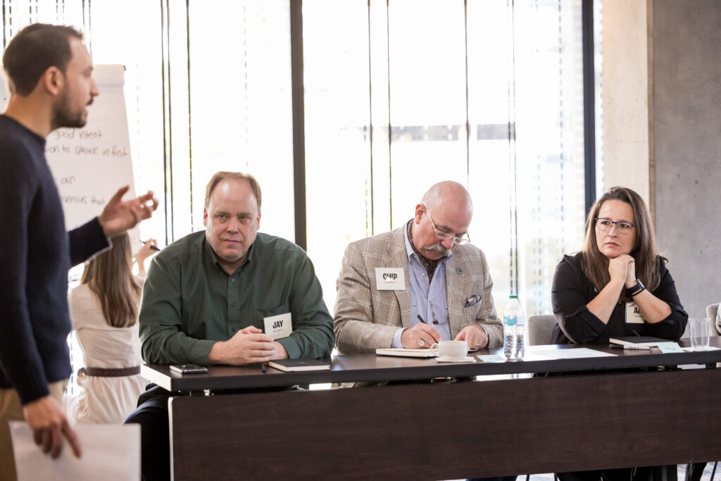 Convergence Facilitator Helps Lead Participants Through Solution Building Process (1)